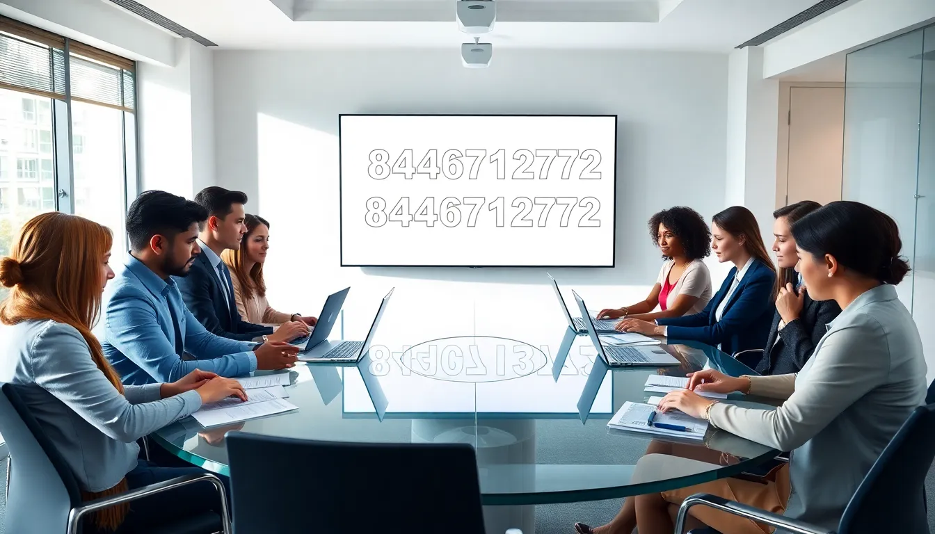 diverse professionals collaborating in a modern office setting.